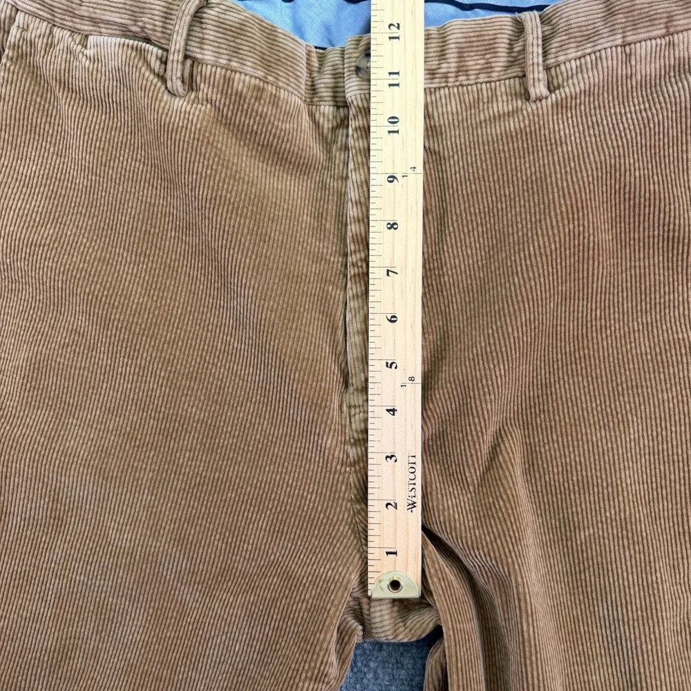 Polo Ralph Lauren Pants Mens 38x30 (Fits 38x27) Tan Corduroy Stretch Classic Fit